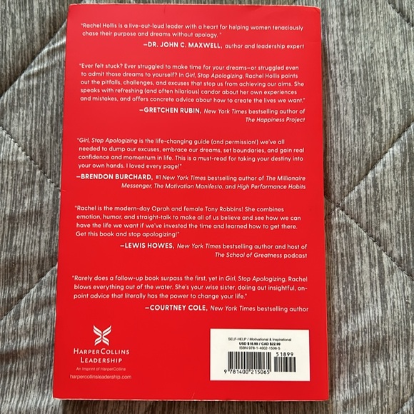 Girl, Stop Apologizing by Rachel Hollis Softcover - Picture 2 of 7